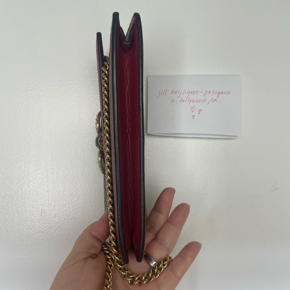 Gucci Supreme Queen Margaret (Bee) Walletet on Chain - Picture 6 of 17